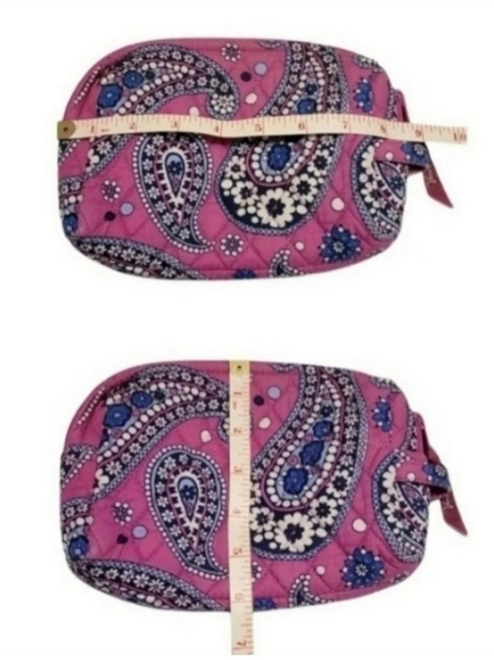 Vera Bradley Clamshell Cosmetic Bag In Boysenberry